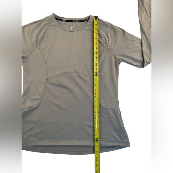 Spyder Active Women's Light Gray Long Sleeve Top Size Large - Picture 7 of 9